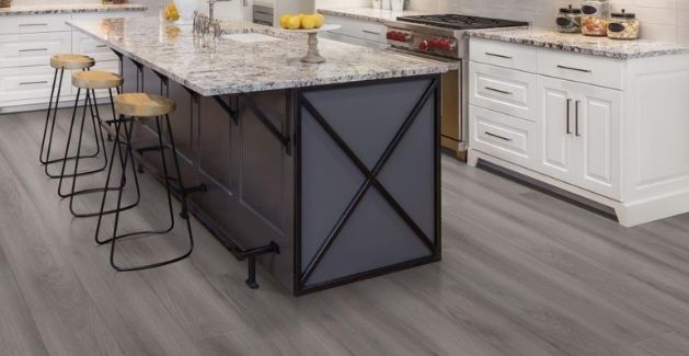 Vinyl Plank Flooring in Contemporary Kitchen